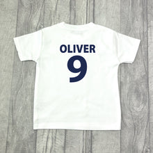 Load image into Gallery viewer, Personalised Cutest Fan Football Top, Name and Number T-Shirt