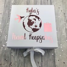 Load image into Gallery viewer, Personalised Travel Keepsakes Memory Gift Box