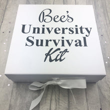 Load image into Gallery viewer, Personalised University Survival Keepsake Gift box