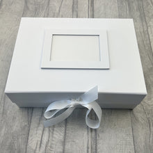 Load image into Gallery viewer, Customise Your Own White Photo Ribbon Box
