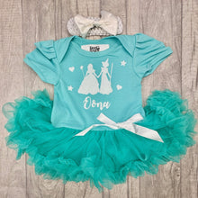 Load image into Gallery viewer, Wicked Personalised Baby Girl Sequin Dress, Princess Witch Tutu Romper With Headband