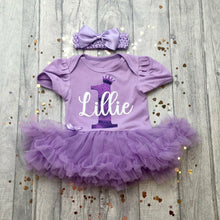 Load image into Gallery viewer, Personalised 1st Birthday Tutu Romper