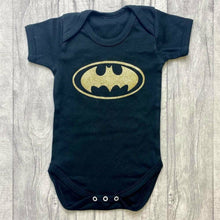 Load image into Gallery viewer, 'Batman' Baby Boy's Halloween, Superhero Fancy Dress Cotton Short Sleeve Romper