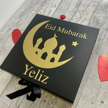 Load image into Gallery viewer, Personalised Eid Mubarak Keepsake Gift Box