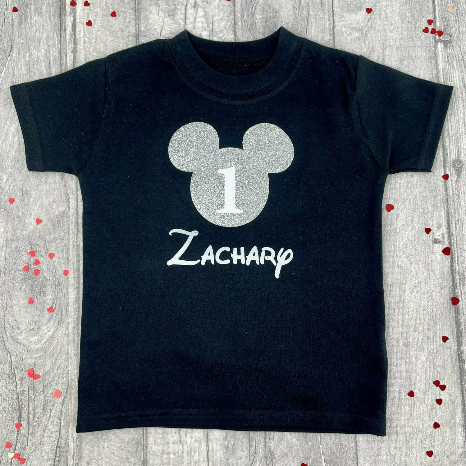 Personalised Mickey Mouse Birthday T-Shirt – Little Secrets Clothing