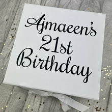Load image into Gallery viewer, Personalised Milestone Birthday Gift / Memory Box / Keepsake Box