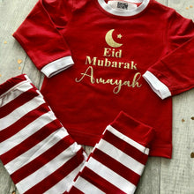 Load image into Gallery viewer, Eid Mubarak Personalised Pyjamas