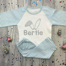 Load image into Gallery viewer, Personalised Easter Bunny Ears Boys or Girls Pyjamas