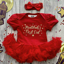Load image into Gallery viewer, Personalised First Eid Tutu Romper