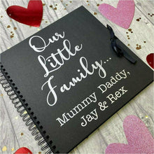 Load image into Gallery viewer, 'Our Little Family...' Personalised Family / Baby / Memories, Photo Scrapbook