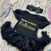 Load image into Gallery viewer, Rock N Roll Ballerina Tutu Romper