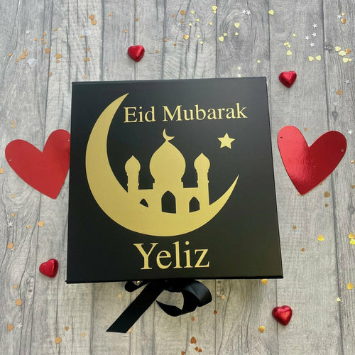 Personalised Eid Mubarak Keepsake Gift Box