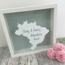 Load image into Gallery viewer, Personalised Adventure Fund Map Money Box