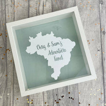 Load image into Gallery viewer, Personalised Adventure Fund Map Money Box
