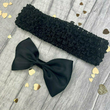 Load image into Gallery viewer, Headband with Detachable Bow Clip, Little Secrets Signature Bow Headband, Baby Girl Hair Accessory
