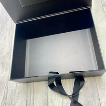 Load image into Gallery viewer, Customise Your Own Black Photo Ribbon Box