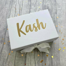 Load image into Gallery viewer, Personalised Keepsake Gift Box, Small Memory Box
