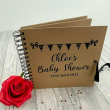 Load image into Gallery viewer, Personalised Baby Shower Scrapbook