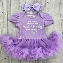 Load image into Gallery viewer, Best Daddy Ever Tutu Romper