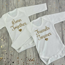 Load image into Gallery viewer, Twins Baby Romper Set