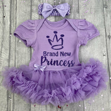 Load image into Gallery viewer, Brand New Princess Baby Girl Tutu Romper