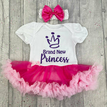 Load image into Gallery viewer, Brand New Princess Baby Girl Tutu Romper