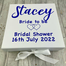 Load image into Gallery viewer, Personalised Bride to be Gift Box Hen Party Keepsake Present