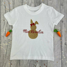 Load image into Gallery viewer, Children's Personalised Easter Bunny T-Shirt - Little Secrets Clothing