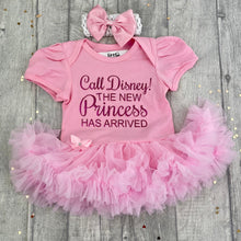 Load image into Gallery viewer, Call Disney! The New Princess Has Arrived Tutu Romper