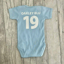 Load image into Gallery viewer, Boys Personalised Chelsea's Cutest Fan Romper