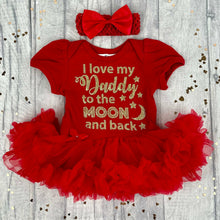 Load image into Gallery viewer, I Love My Daddy Tutu Romper