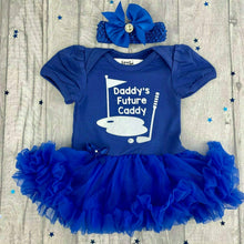 Load image into Gallery viewer, Daddy's Future Caddy Tutu Romper