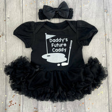 Load image into Gallery viewer, Daddy's Future Caddy Golf Tutu Romper