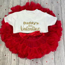 Load image into Gallery viewer, Personalised Girls, Valentines T-Shirt & Boutique Tutu Skirt, Outfit Set