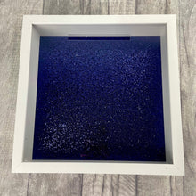 Load image into Gallery viewer, Custom Your Own Money Box Saving Fund Gift, Dark Blue Glitter Background - Little Secrets Clothing