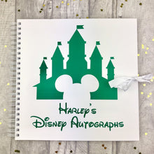 Load image into Gallery viewer, Personalised Disney Autographs Scrapbook Gift, Holiday Memories