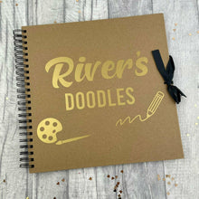 Load image into Gallery viewer, Personalised Children's Doodles Notebook / Scrapbook