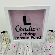 Load image into Gallery viewer, Driving Lesson Fund, Learner Driver Money Box, Personalised Saving Gift