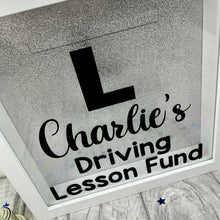 Load image into Gallery viewer, Driving Lesson Fund, Learner Driver Money Box, Personalised Saving Gift