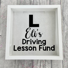 Load image into Gallery viewer, Driving Lesson Fund, Learner Driver Money Box, Personalised Saving Gift