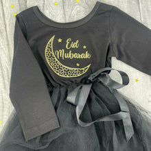 Load image into Gallery viewer, Eid Mubarak Girls Tutu Dress