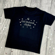 Load image into Gallery viewer, Personalised Eid Mubarak Girls T-Shirt - Little Secrets Clothing