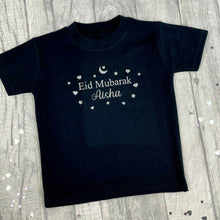 Load image into Gallery viewer, Personalised Eid Mubarak Girls T-Shirt - Little Secrets Clothing