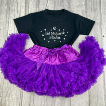 Load image into Gallery viewer, Eid Mubarak Personalised Boutique Skirt & Top Set - Little Secrets Clothing