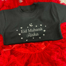 Load image into Gallery viewer, Eid Mubarak Personalised Boutique Skirt & Top Set - Little Secrets Clothing