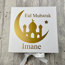 Load image into Gallery viewer, Personalised Eid Mubarak Keepsake Gift Box