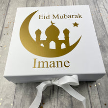 Load image into Gallery viewer, Personalised Eid Mubarak Keepsake Gift Box