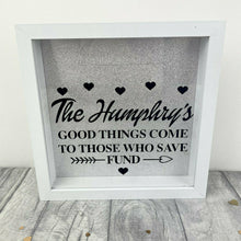 Load image into Gallery viewer, Family Personalised Money box Saving Fund