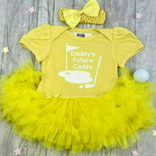 Load image into Gallery viewer, Daddy's Future Caddy Tutu Romper
