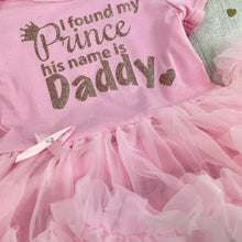Load image into Gallery viewer, Newborn Daddy's Girl Princess Tutu Romper, I Found My Prince